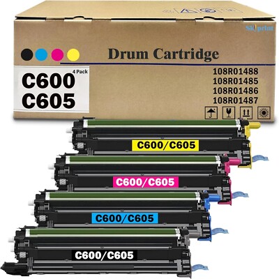 High Capacity Versalink C600/C605 Drum 4Pck Unit 108R01485/6/7/8 Cartridges