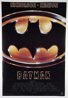 Original 1989 Batman 1-Sheet Movie Poster- Keaton/Nicholson