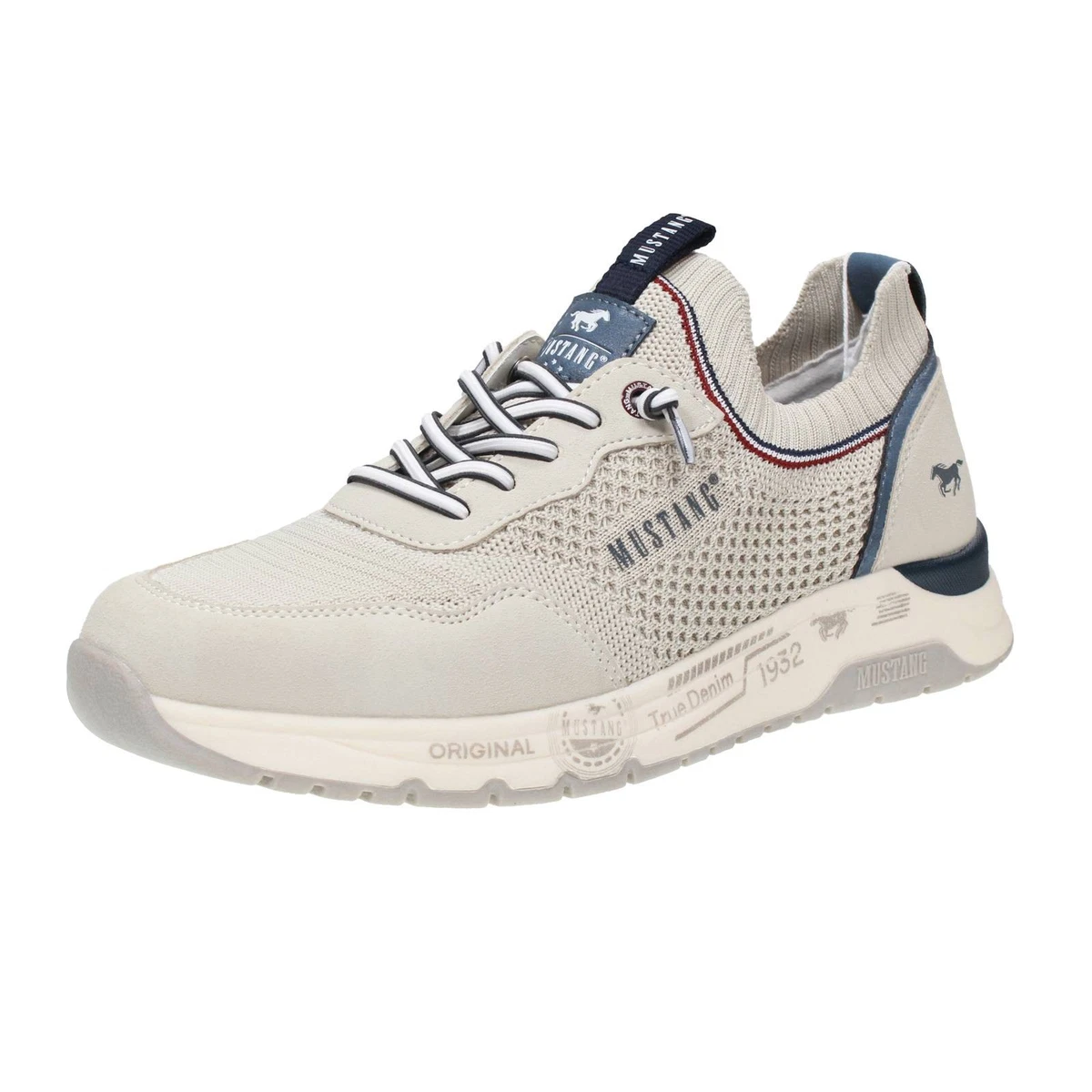 Mustang Sneaker Donna Scarpe Casual Stivali con Lacci Braun Tg. 38 Eu