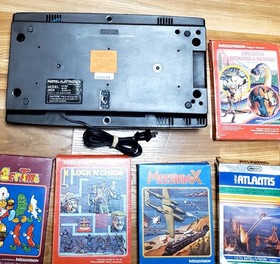 1979 Mattel Intellivision 1 Console 6 Games + Game Boxes & Accessories Tested!
