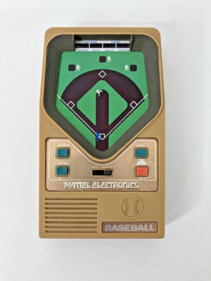 Vintage 1978 Mattel Electronics Baseball Handheld Game Tested / Works