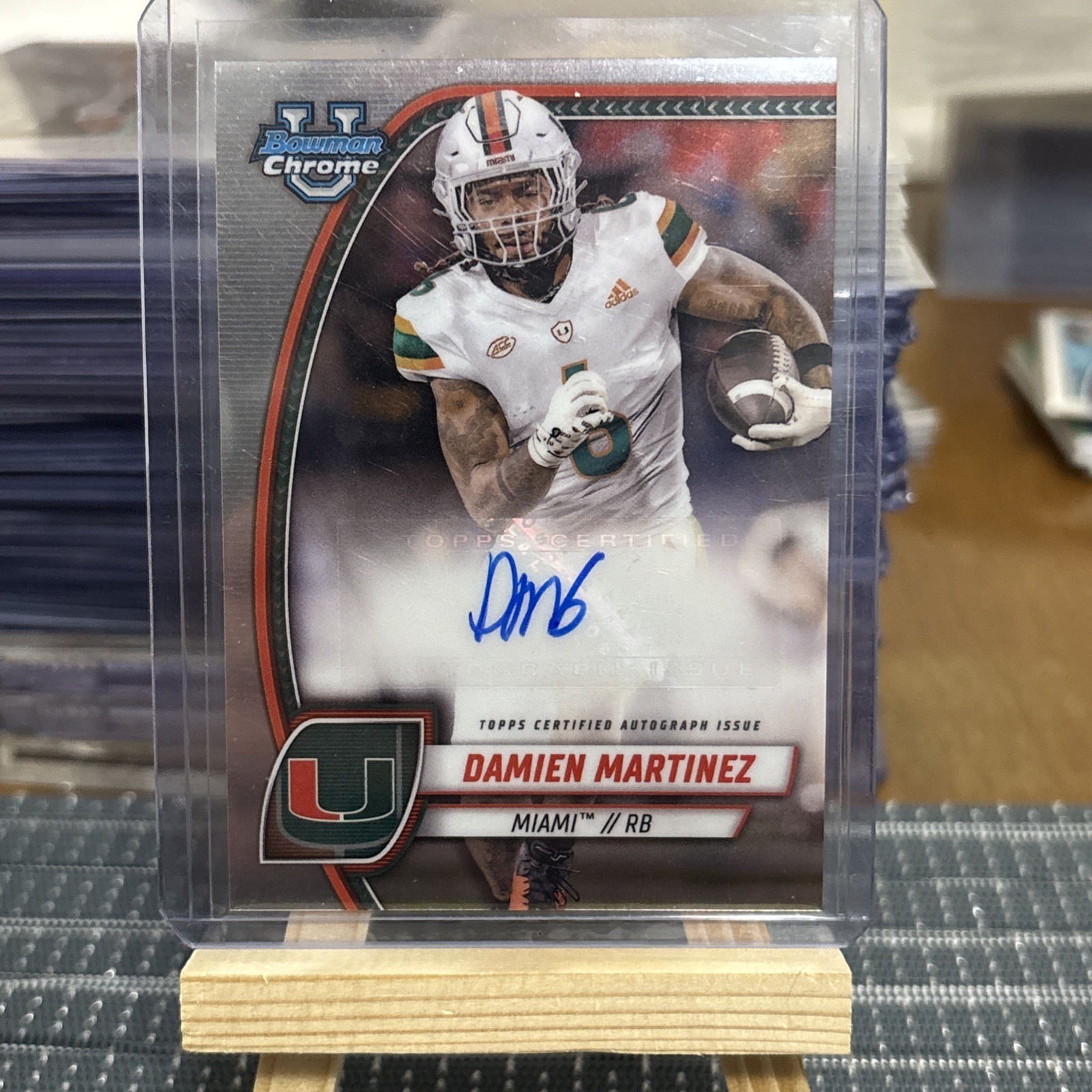 Damien Martinez 2024 Bowman U Chrome Base Auto