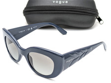 Vogue Sunglasses VO 5480-S 305111 Blue Frames w/ Gradient Grey Lenses Women 49mm