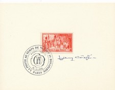 France 1954 N° 997 Napoléon 1er au camp de Boulogne signé graveur Cheffer