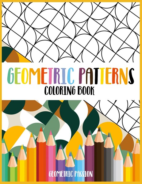 Geometric Passion | Geometric Patterns Coloring Book | Taschenbuch | Englisch-image