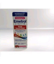 Emetrol Children’s Liquid Rapid Nausea Relief Mixed Berry 4oz EXP 2/26 