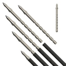 12 Stck. SPHERE Pfeilspitzen 4.2mm 0,166 - Break-Off - 60-120gr - Klebespitzen