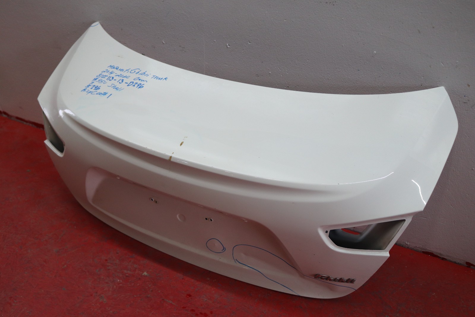2014 2020 MASERATI GHIBLI REAR TRUNK LID SHELL OEM
