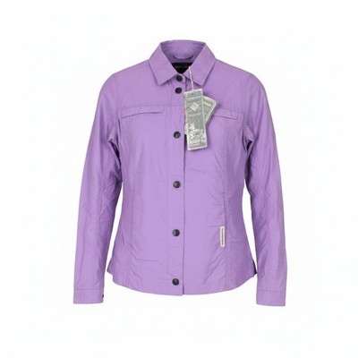 TUCANO URBANO Demetra Women Jacket XS Purple Cotton Blend Lightweight Moto *