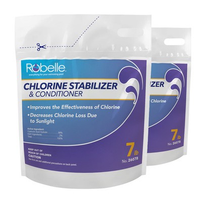 Robelle Swimming Pool Chlorine Stabilizer & Conditioner - 14 Lbs.