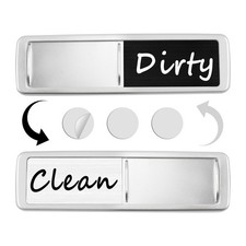 Dishwasher Magnet Clean Dirty Sign, Slide Str...