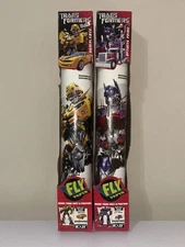 TRANSFORMERS OPTIMUS & BUMBLEBEE Wall Decal Build A Bot Poster Hasbro FLYPAPER