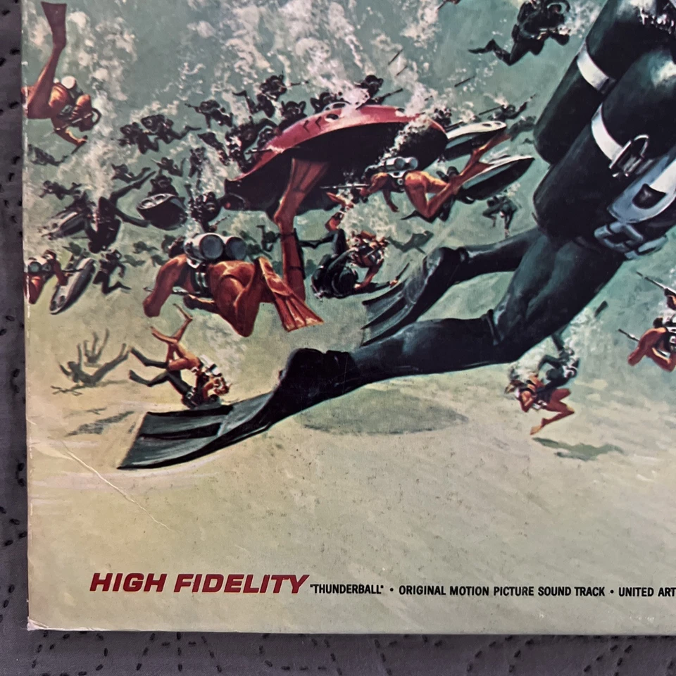 John Barry - Thunderball James Bond 007 (Original Soundtrack) UAL 4132 Mono 1965 - Image 4 of 4