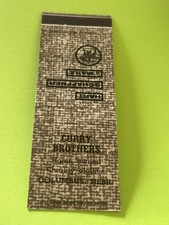 Matchbook Cover CURRY BROTHERS Clothing Columbus, Nebraska MB191