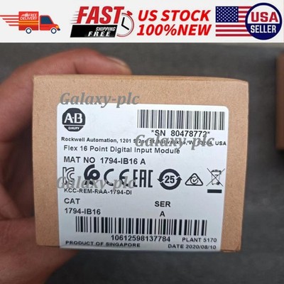 NEW Factory Sealed Allen-Bradley 1794-IB16 Flex 16 Point Digital Input Module US