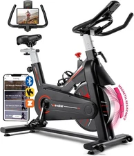 Exercise Bike, WENOKER Magnetic Resistance Stationary Bike for Home, App Support