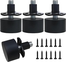 Rubber Adjustable Furniture/Table/Sofa/Cabinet Feet Screw on with Threaded Inser