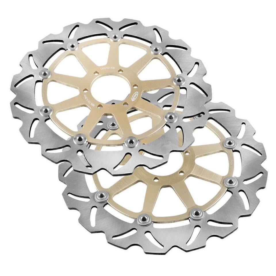 Front Brake Disc Rotors Fit Ducati 748 888 916 996 998 GT Monster ST4 ST2 Sport Foto 2 de 4