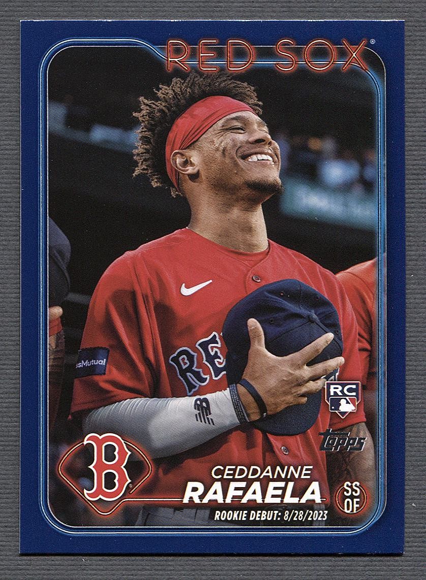 2024 Topps Update Royal Blue #US110 Ceddanne Rafaela RC