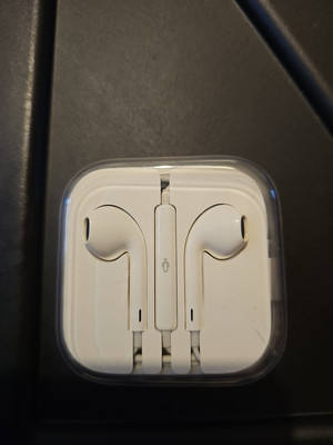 NEW Original Authentic Apple Wired Aux iPhone iPad iPod Ear Buds ~White AIR Buds