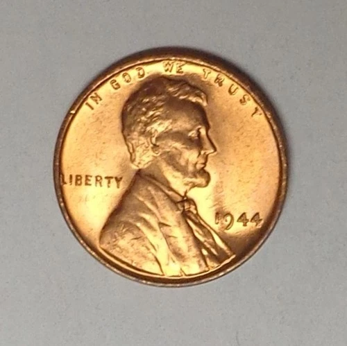 1944-P Lincoln Wheat Penny Cent BU Lustrous From Original Bank Roll (B)