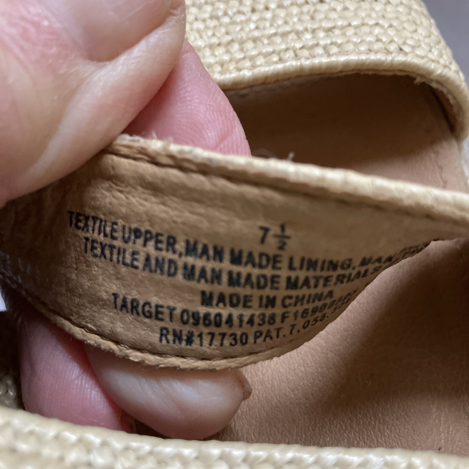 UNIVERSAL THREAD Beige 3 Textile Strap Platform W… - image 12