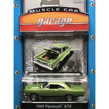Greenlight 1:64 1969 Plymouth GTX Green Collectible Car