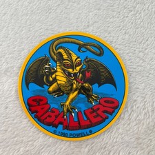Powell Peralta Skateboards Steve Caballero Dragon Sticker Vintage 80's
