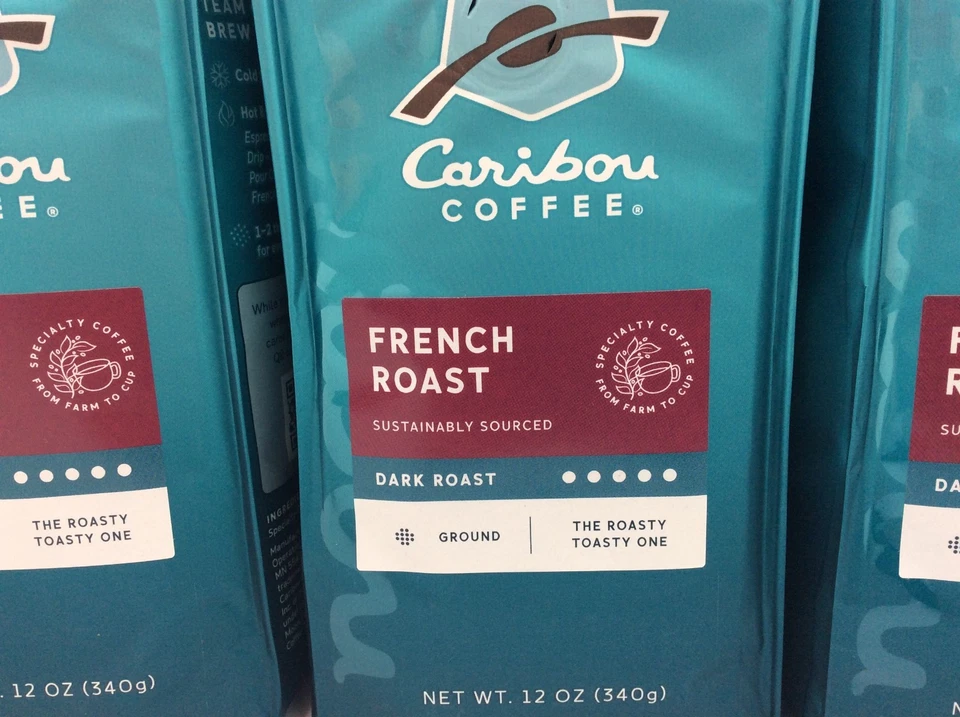 Caribou кофе французской обжарки молотый кофе темной обжарки 12 унций февраля/2026, 12/пакеты - Изображение 2 из 3