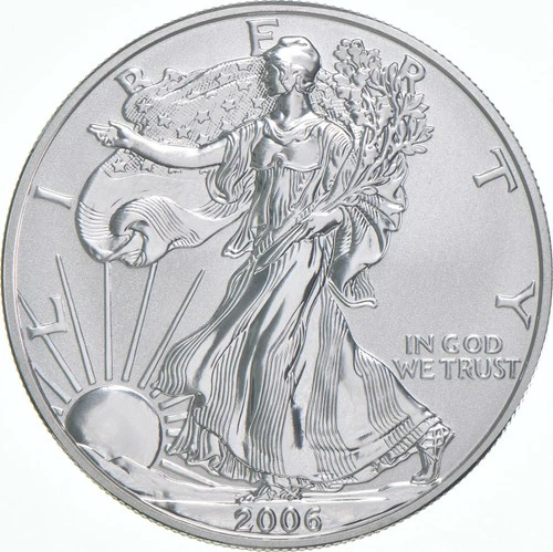 2006-P American Silver Eagle — photo from the most recent tracked eBay sale