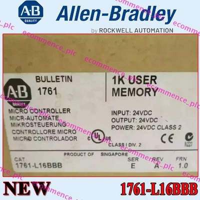 New NEW PLC 1761-L16BBB New AB MicroLogix 1000 16 Point Controller