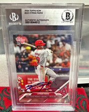 Kyren Paris 2024 Topps Now RC #223 1st MLB HR Los Angeles Angels BAS COA Auto