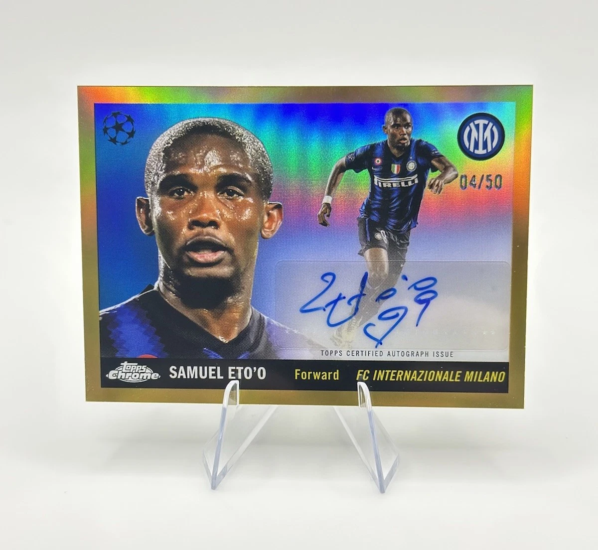 Inter Milan Soccer Serial Numbered Sports Trading Cards