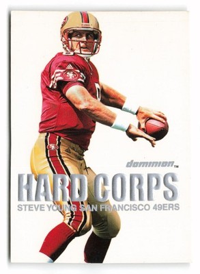 2000 SkyBox Dominion Steve Young Hard Corps #9 HC San Francisco 49ers