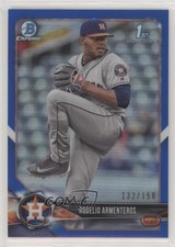 2018 Bowman Chrome Prospects Blue Refractor /150 Rogelio Armenteros #BCP184 i5q