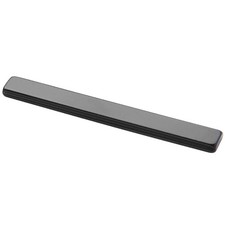 Upgrade Shower Door Magnet - 3" Long for Swing Glass Doors black