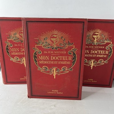 Dr H M MENIER Mon docteur Médecine et hygiène 3 tomi 1911
