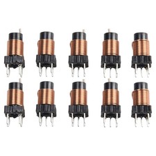 Long Lasting High Frequency Ferrite Core Inductor 10pcs 12T 0 6uH 1 7uH