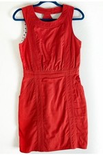 Marc by Marc Jacobs Orange Corduroy Cut-Out Dress Size 4