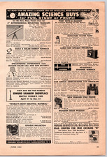 1962 Print Ad  Edmund Scientific Co Barrington NJ Amazing Science Buys