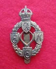 Vintage WW2 REME Brass Military Cap Badge.       A1-2