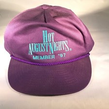 Hot August Nights Cap Member '97 Braid Rope Snapback Taco Bell Purple and Teal