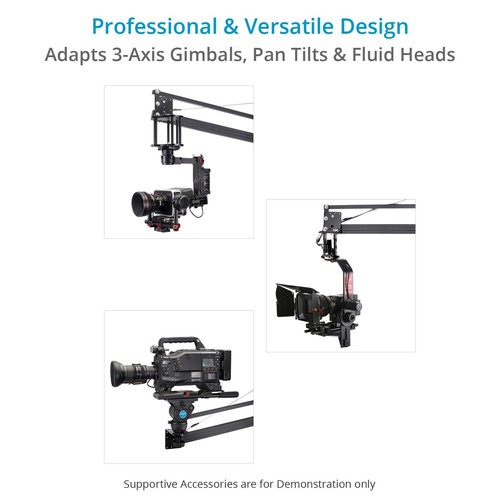 Proaim 14ft Camera Crane Jib Arm for 3-axis Gimbals, Pan-Tilt & Fluid Head - Photo 2/11