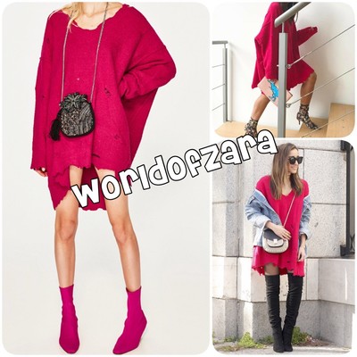 maxi jumper dress zara