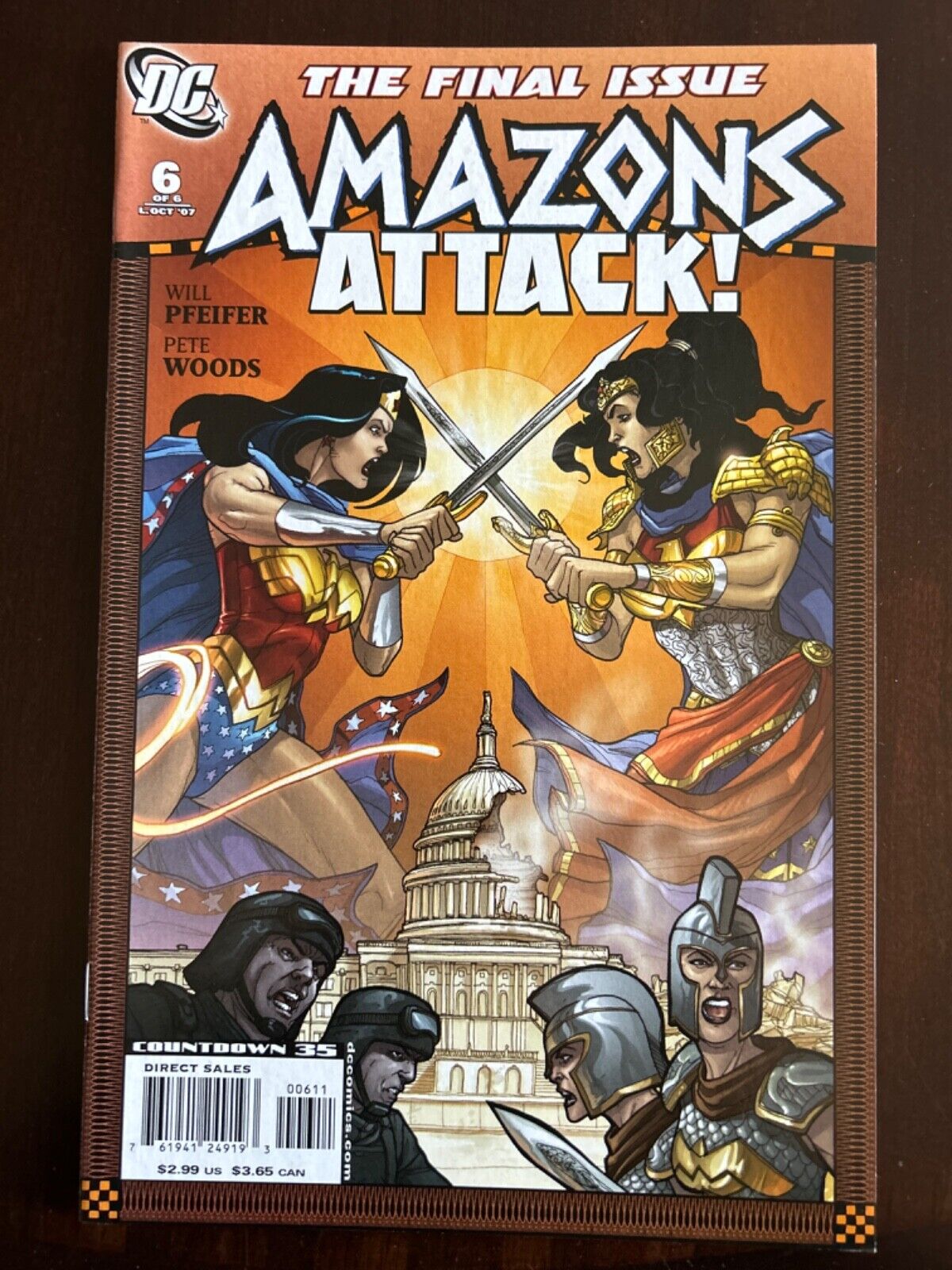 Amazons Attack #6 Mini-Series (DC, 2007) vf+