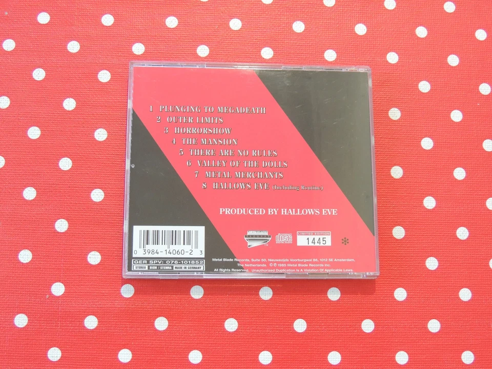 Hallows Eve / Tales Of Terror - 8 Tracks CD Album - Limited Edition 1996 - Bild 2 von 4