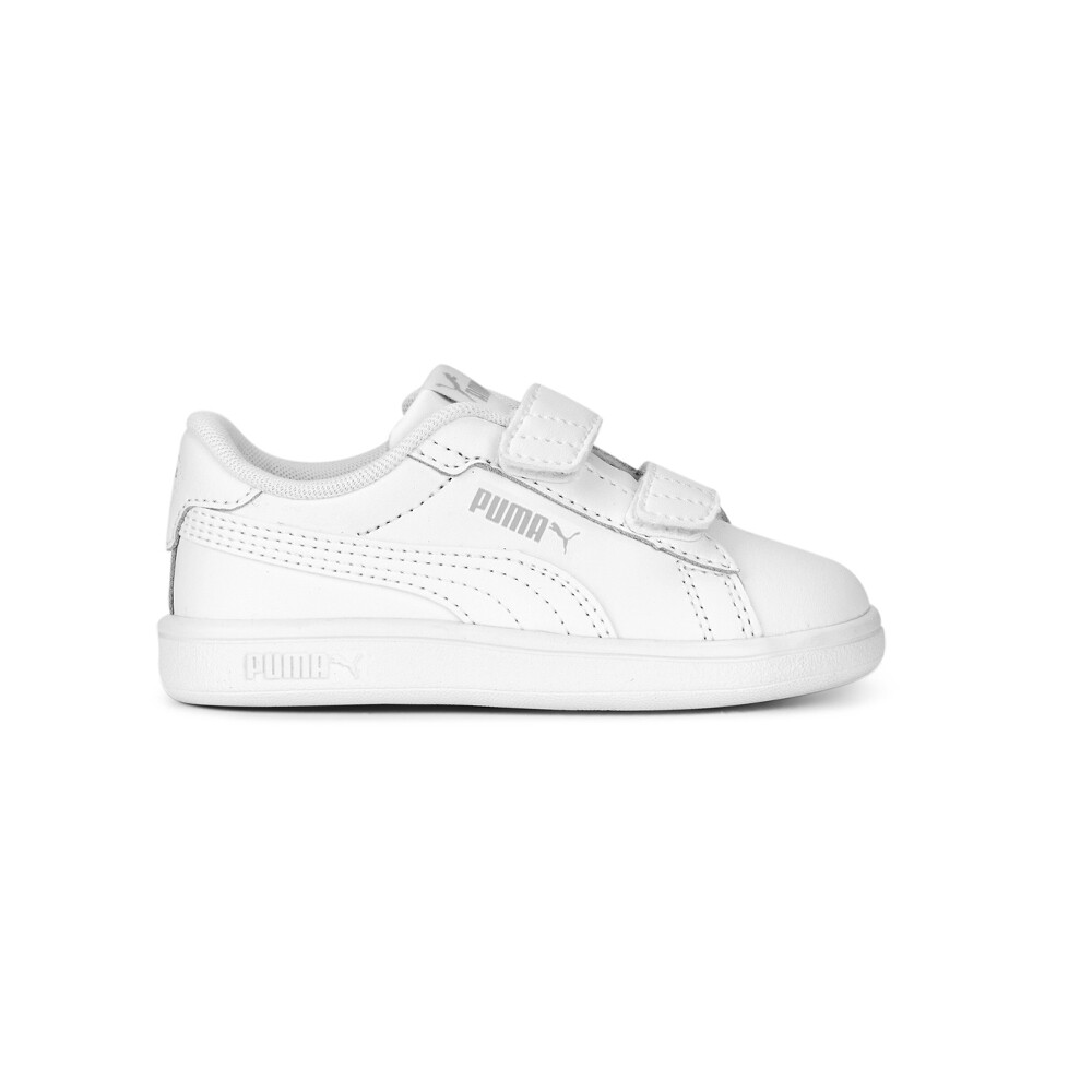 Puma Smash 3.0 Слипоны для маленьких мальчиков, белые кроссовки, повседневная обувь 39203402