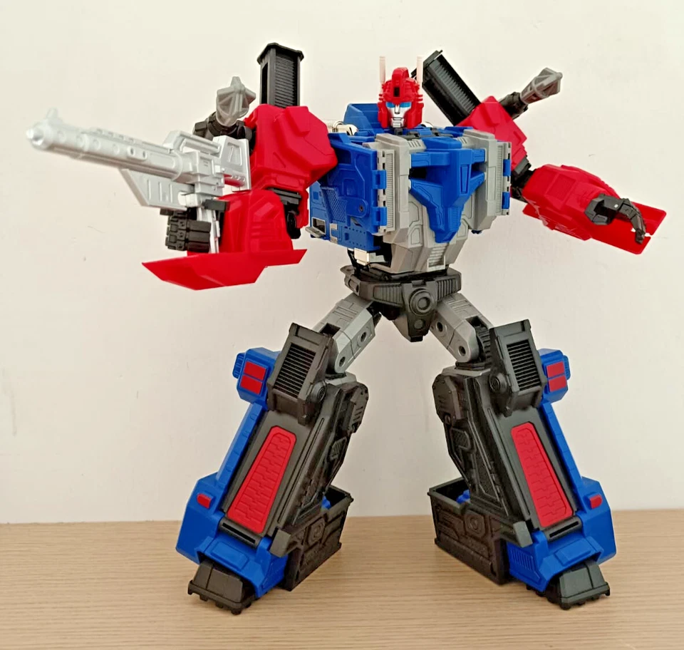 robot TRANSFORMERS K.F:C.  D.A.I. Commander Stack + teste upgrade SSX, Rarissimo - Immagine 2 di 4