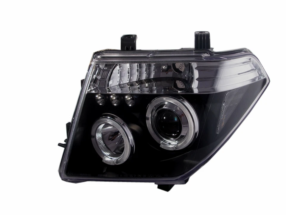 Faro proyector halo LED PATHFINDER R51 MK3 05-10 5D negro para NISSAN LHD Foto 2 de 4