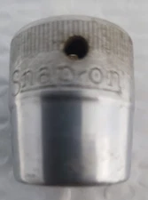 SNAP ON NO 422, 1/2" DRIVE, 11/16" SOCKET, SHALLOW, 8 PT *STAR* *VINTAGE 1947*